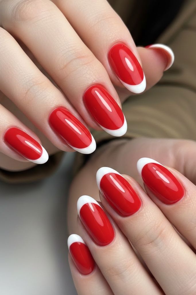 10 Red And White Acrylic Nails Designs 2026