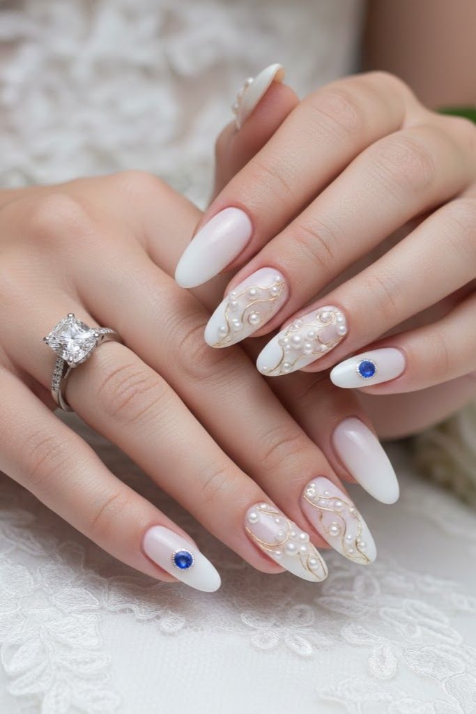 10 Bridal Acrylic Nails Designs 2026