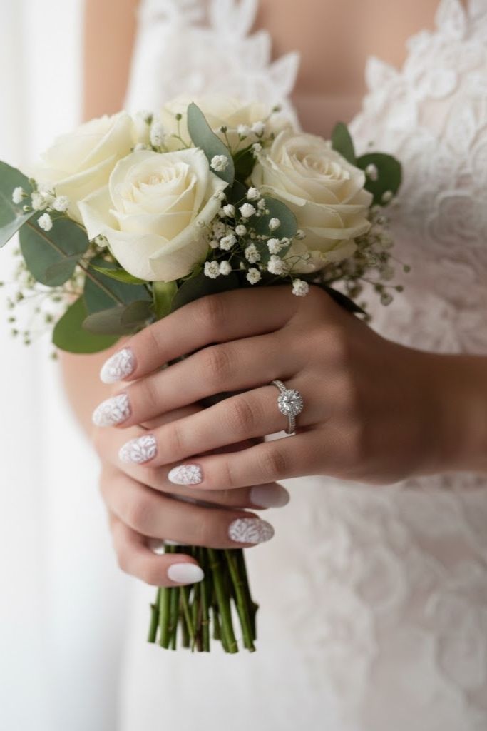 10 Bridal Acrylic Nails Designs 2026