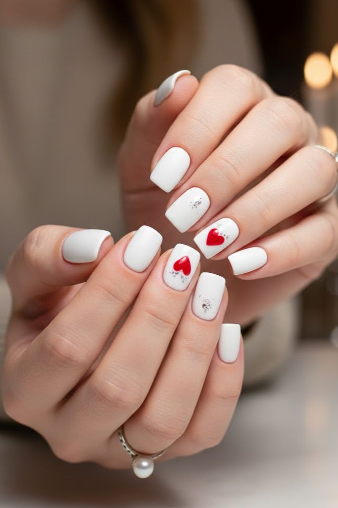 10 Red And White Acrylic Nails Designs 2026
